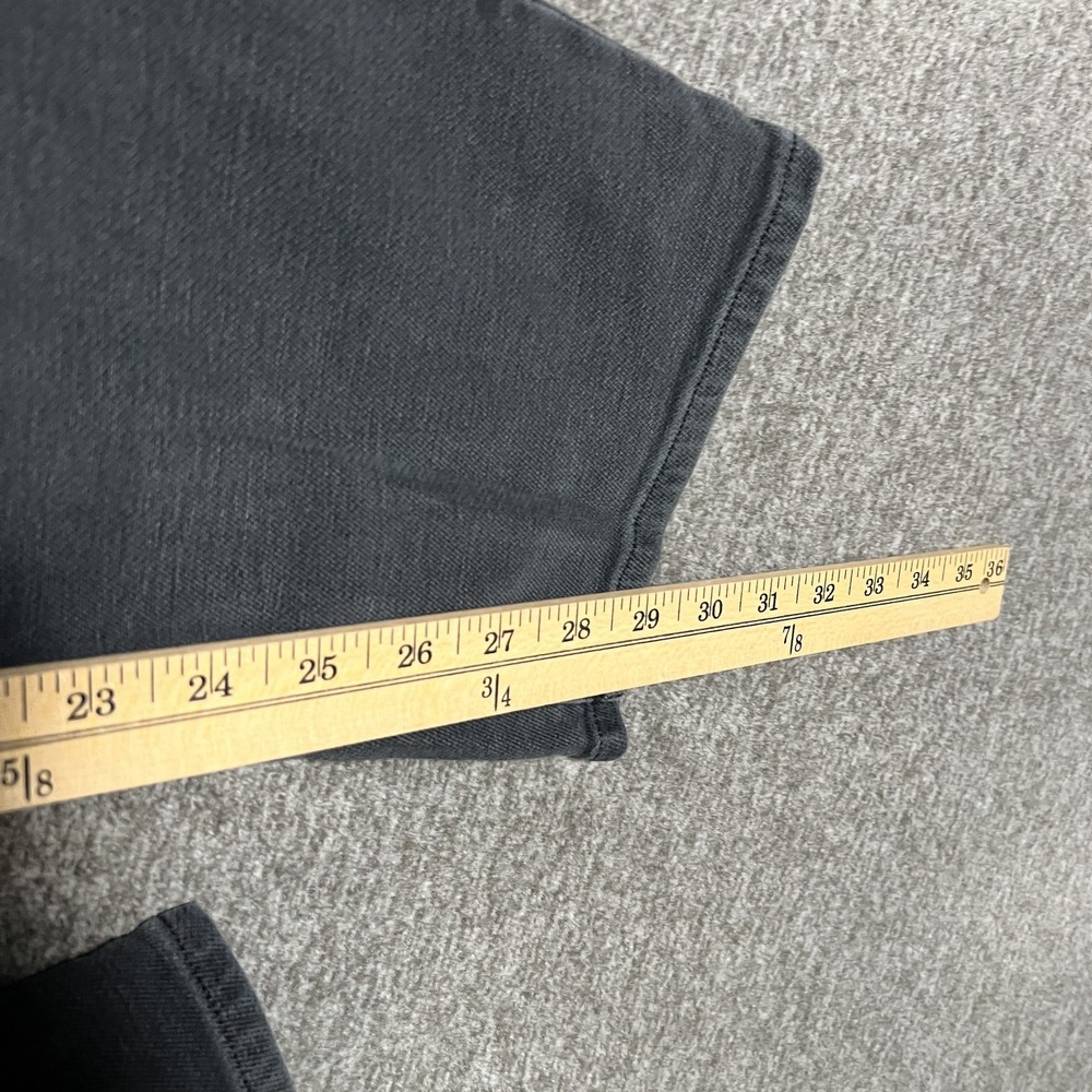 Faherty Jeans Mens 40x32 Gray Slim Straight Stretch Denim Charcoal Pants Casual - Picture 3 of 8